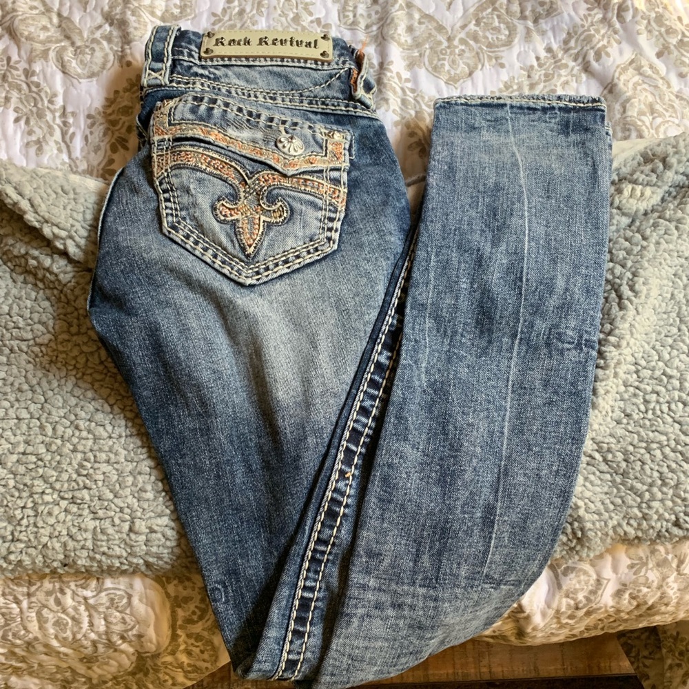 Rock revival skinny jeans